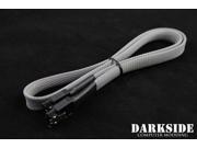 Darkside 45cm 18 SATA 3.0 180° to 180° Data Cable with Latch Titanium Gray DS 0162