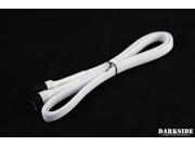 Darkside 60cm 24 SATA 3.0 180° to 90° Data Cable with Latch White DS 0557