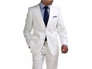 Mens Light Weight 2 Button Tapered cut Half Lined Linen Suit Vented