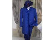 Classic Long Royal Blue Fashion Zoot Suit