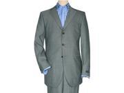 Solid Light Gray Quality Suit Separates Total Comfort Any Size Jacket Any Size Pants