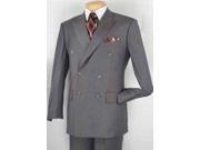 Mens Executive Double Breasted Suit NAVY
