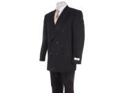 Men s Black Dress Double Breasted Light Weight Suit