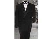 Double Breasted Mens Black Tuxedo Super 150 s Discount Sale Designer 6 on 2 Button Closer Style Jack