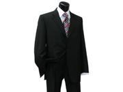 Executive Black Super 140 s Wool premier quality italian fabric Design 2 3 Button Suit With Double Vent Jacket