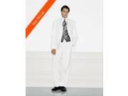 White Men s Wedding Suit Notched Lapel 3 Button Style Ultimate Stylish Suit
