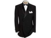 Double Breasted Tuxedo Shirt Bow Tie Package 6 on 2 Button Closer Style Jacket