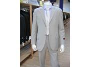 Men s Lightest Tan ~ Beige 2 Button Super Wool Feel Rayon Viscose Dress Suit Light Weight