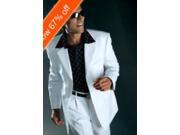 Men s White Suit All Year Around 3 Button Suit
