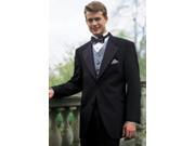 Tuxedo Package 2 Button Tuxedo Suit NAVY PAISLEY VEST WITH WHITE TUXEDO SHIRT