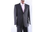 Men s Cheap Discounted 2 Button Slim Fit Dress Suit Flat Front Pants Black