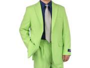 Mens 2 Button Style Jacket Suit Plus Pants apple green ~ lime green~ mint green Notch Collar