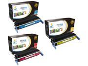 Catch Supplies Replacement HP 641A toner cartridge 3 pack Color set Cyan Q9721A Yellow Q9722A Magenta Q9723A compatible with the HP Color LaserJet 4600 461