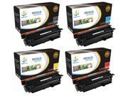 Catch Supplies Replacement HP 504A toner cartridge 4 pack set Black CE250A Cyan CE251A Yellow CE252A Magenta CE253A compatible with the HP Color LaserJet C