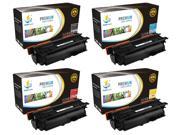 Catch Supplies Replacement HP 646X 646A toner cartridge 4 pack set 1 High Yield Black CE264X Cyan CF031A Yellow CF032A Magenta CF033A compatible with the