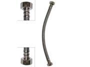 Flexi flexible kitchen basin monobloc tap connector hose pipe 3 8 x 3 8 50cm length