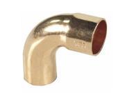 Pipe Fitting Bow Elbow Copper Solder Male x Female 22mm Diameter 90deg Angle