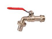 1 garden bib tap water lever type valve red handle garden hose plug