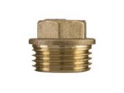 3 4 inch bsp thread brass pipe screw hex male blanking plug tube end cap