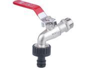 3 4 garden bib tap water lever type valve red handle hazelock connection