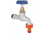 Cast iron garden hose tap 3 4 bsp inlet faucet valve fits hozelock gardena