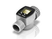Digital electronic water smart flow meter for garden hose watering 3 4inch fxm