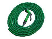 7 5 22 m green expanding garden hose pipe flexible expandable hosepipe and spray nozzle