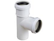 Sewage Installation Tee Connector Joint 32 32mm Pipe Diameter 90 deg Angle