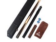 CUESOUL D414 NEW 1 PIECE Snooker Cue 18 oz 57 and AL telescopic Extension CUE CASE Billiard Chalk With Billiard Chalk and Billiard Cue Clean Towel