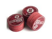 CUESOUL 3H K3409 14 mm 8 layers Hard RED Pool Billiard Cue Tips 3 PCS Red Cue Tip Set of 3 New Cue Tips