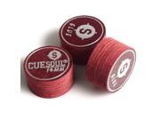 CUESOUL 3S K3407 8 layers 14 mm Soft RED Pool Billiard Cue Tips 3 PCS Red Cue Tip Set of 3 New Tips