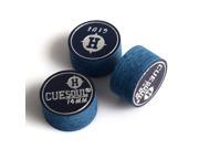 CUESOUL 3H K3406 Cue Tip Set of 3 New Cue Tips Blue Pool Billiard Cue Tips 14 mm 8 layers Hard Cue Tip