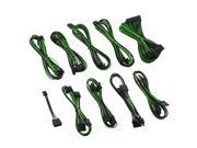 CableMod CM Series ModFlex Full Cable Kit for Cooler Master V Series 550 650 750 Black Green