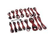 CableMod C Series ModFlex Full Cable Kit for Corsair AXi HXi RM Black Red