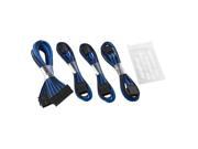 CableMod® ModFlex™ Basic Cable Extension Kit Dual 6 2 Pin Series BLACK BLUE