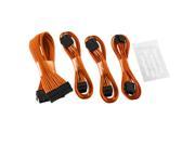 CableMod® ModFlex™ Basic Cable Extension Kit Dual 6 2 Pin Series ORANGE