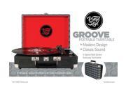 Vinyl Styl Groove Portable Turntable [Skulls]