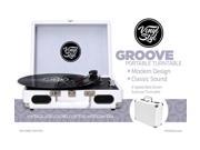 Vinyl Styl Groove Portable Turntable [White]