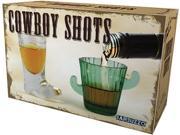 BARBUZZO BARBUZZO COWBOY SHOTS 2 PIECE SHOT GLASS SET