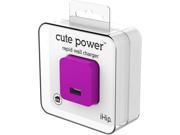 ZEIKOS IHIP CUTE SLIM AC WALL CHARGER PURPLE