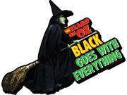 AQUARIUS WIZARD OF OZ BLACK GOES WITH EVERYTHING MAGNET