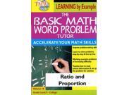 Basic Math Tutor Learning By Example Word Problem Tutor Ratio Proportion [DVD]