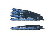 6 X 8 10 Tooth Metal Demolition Reciprocating Saw Blades Pack of 5