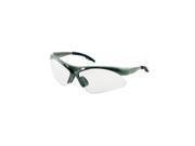 Gun Metal Frame Clear Lens Safety Glasses