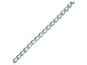 2 0 Zinc Plated Twist Link Chain Per ft.