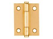 2 Brass Removable Pin Cabinet Hinges Pack of 2