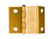 Offset Brass Finish Shutter Hinges V471A Pack Of 2 National Hardware