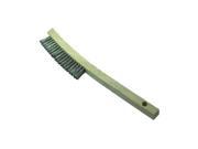 Long Handle Stainless Steel Wire Brush 3 X 19 Bristles