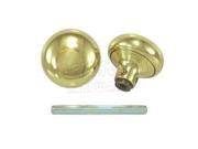 2 1 4 Solid Brass Door Knob Set