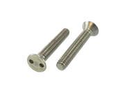 1 4 20 X 1 Stainless Steel Flat Head Spanner Machine Screw Quantity of 1